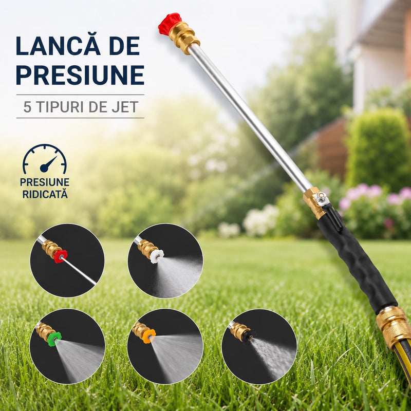 DuzaX | 5 tipuri de jet cu presiune pentru furtun